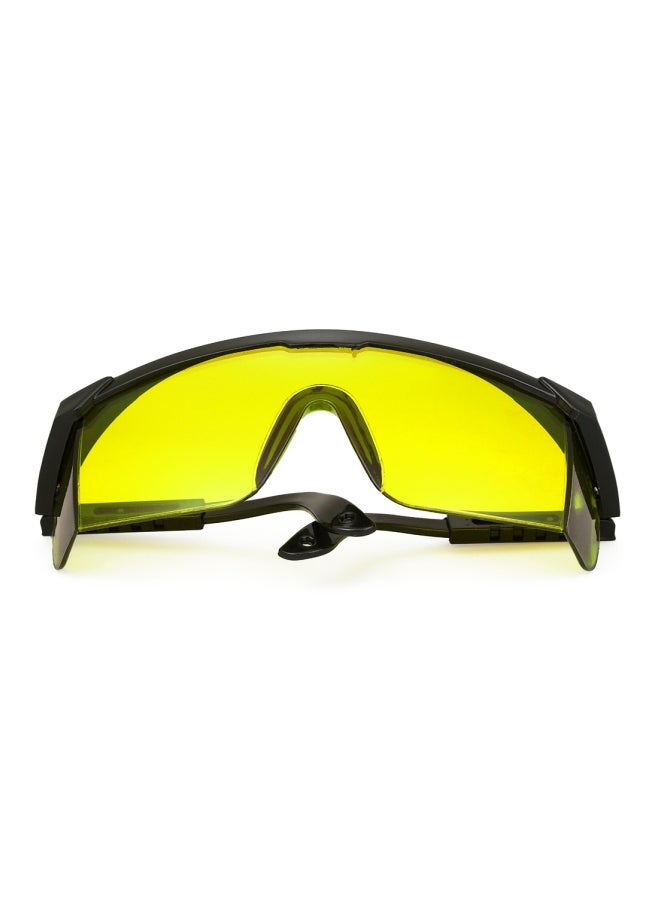 Laser Eye Protection Safety Goggles Yellow/Black - Image 5
