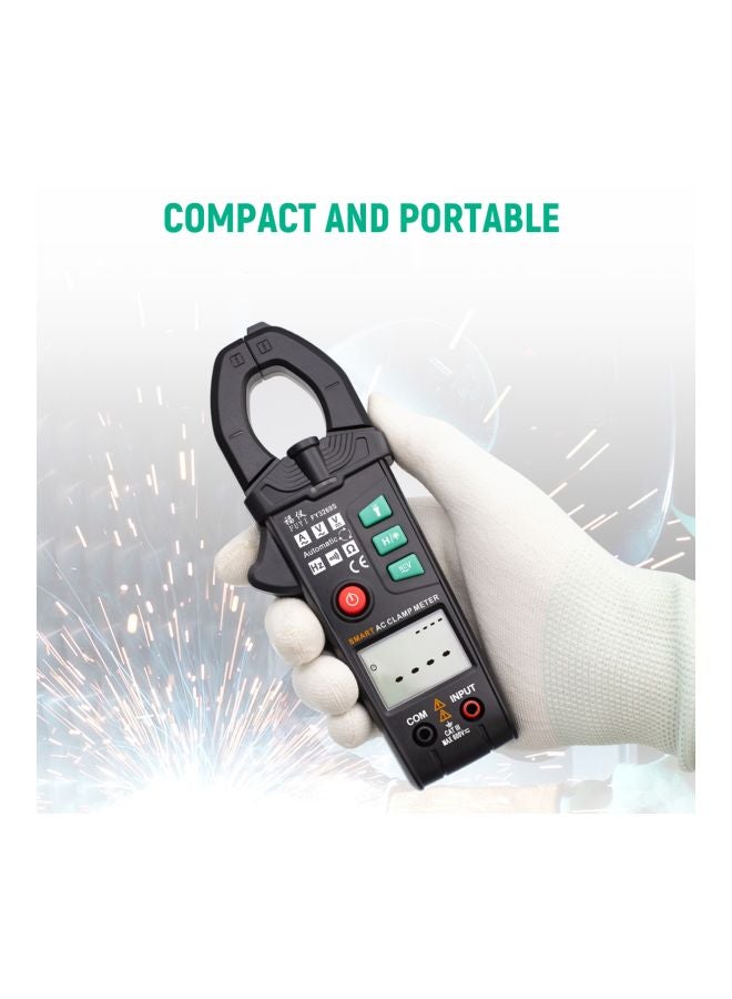 AC Clamp Meter Black 18.5x7x3.3centimeter
