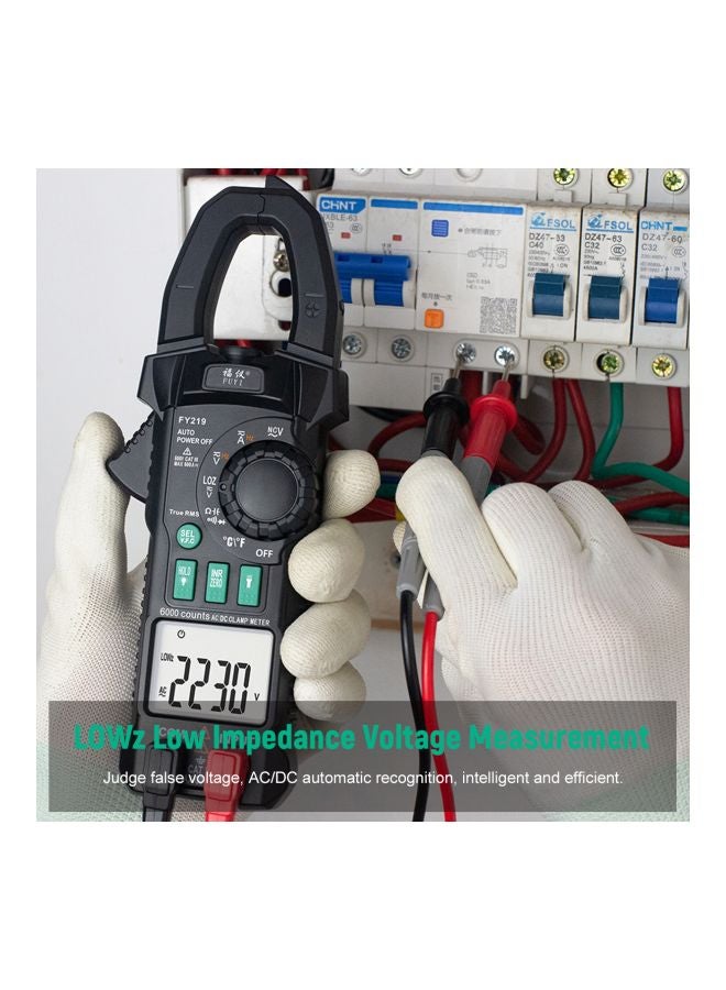 FUYI AC Clamp Meter Black 19x7x3.5cm  - Image 5