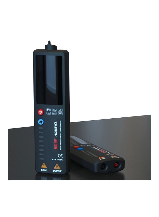 BSIDE - Dual Mode Auto Range Multimeter Black/Red 150x39x18mm - Image 1