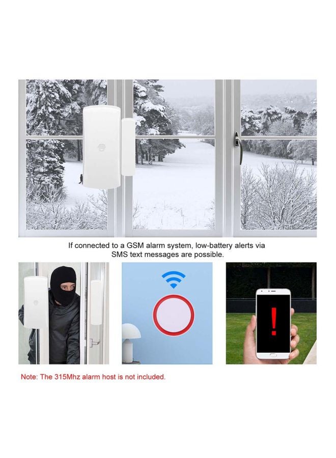 Chuango Wireless Alarm Sensor System White 71x34x17.5mm - Image 2