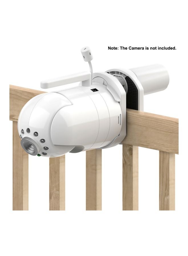 Baby Monitor Mount Bracket For Infant Optics DXR-8 White/Black - Image 5