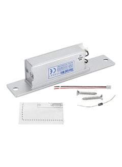Strike Door Lock Silver 15x3.95x3.1centimeter