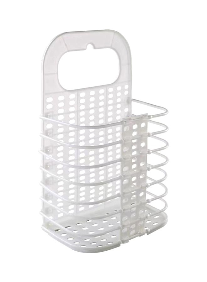 Plastic Hanging Storage Basket White 27x16.5x46cm  - Image 1
