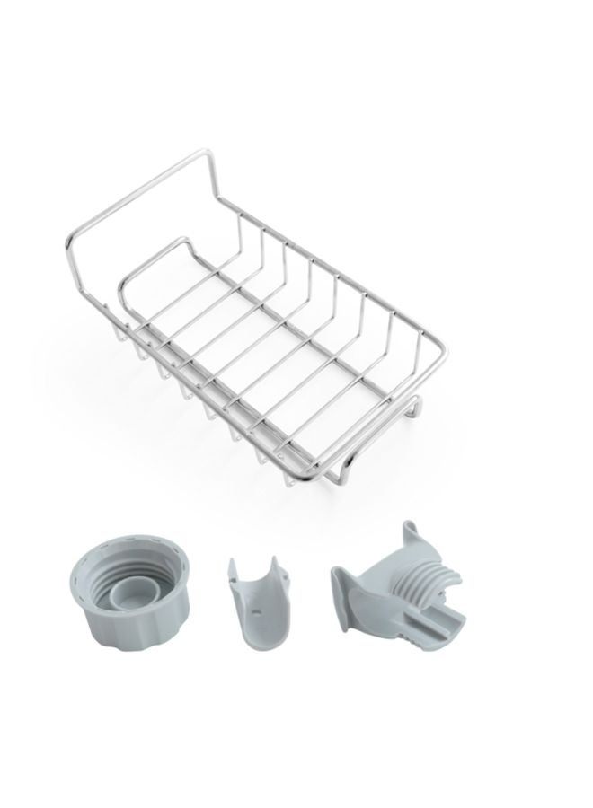 Stainless Steel Sponge Holder Silver 17x4x10.5cm - Image 3