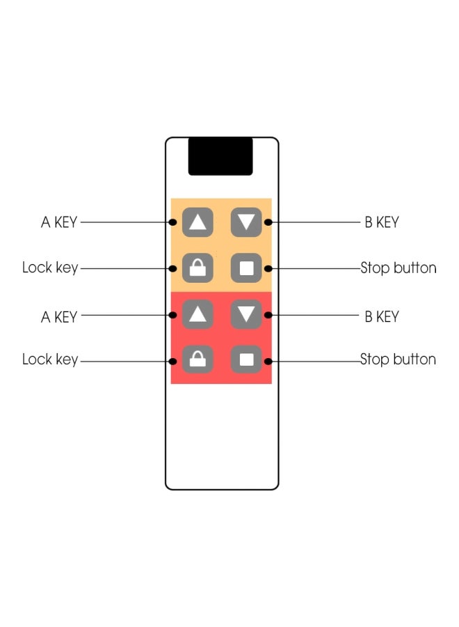 Wireless Remote Control For Garage Gate Door Opener Alarm Duplicator White/Grey/Black 12.00x2.00x5.00cm