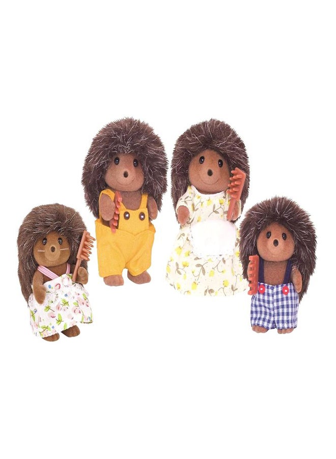 Sylvanian Families Set Of 4 Syl Fly Hedgehog Family 4018 - Image 1