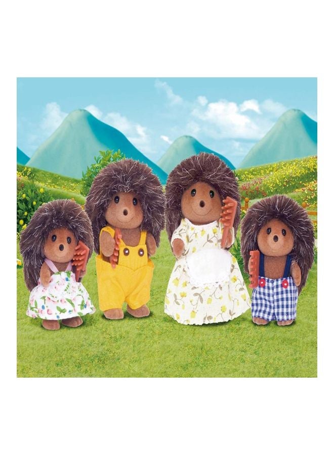 Sylvanian Families Set Of 4 Syl Fly Hedgehog Family 4018 - Image 3