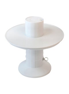 Single Layer Popping Cake Stand White 8inch