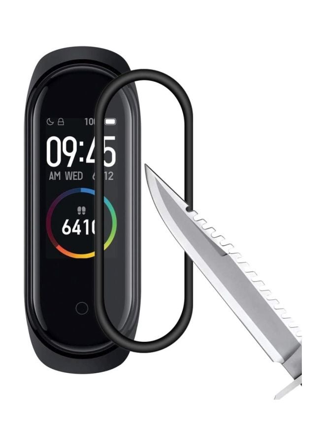 Generic 3D Full Screen Protector For Xiaomi MI Band 4 Black  - Image 2