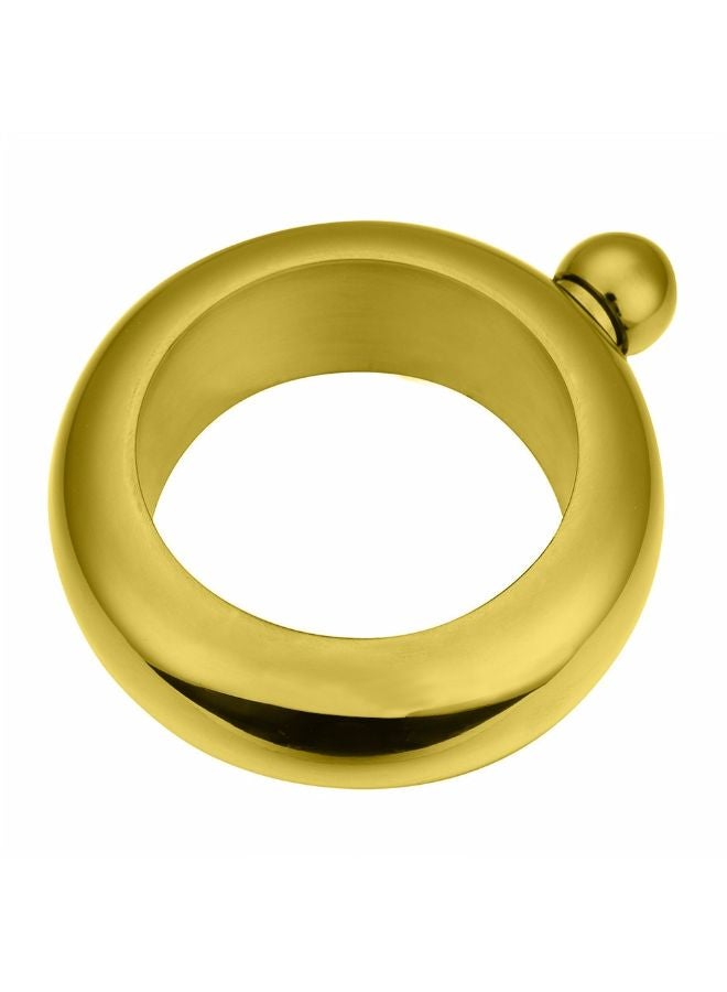 Booze Smuggle Bracelet Bangle Flask Gold 12cm  - Image 2