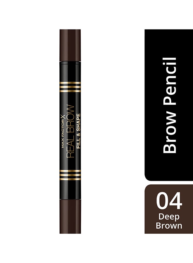 Max Factor Max Factor Real Brow Fill & Shape Eye Brow Pencil 0.66 ml 04 Deep Brown  - Image 2