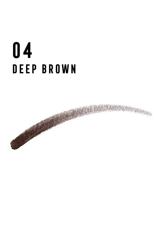 Max Factor Max Factor Real Brow Fill & Shape Eye Brow Pencil 0.66 ml 04 Deep Brown  - Image 4