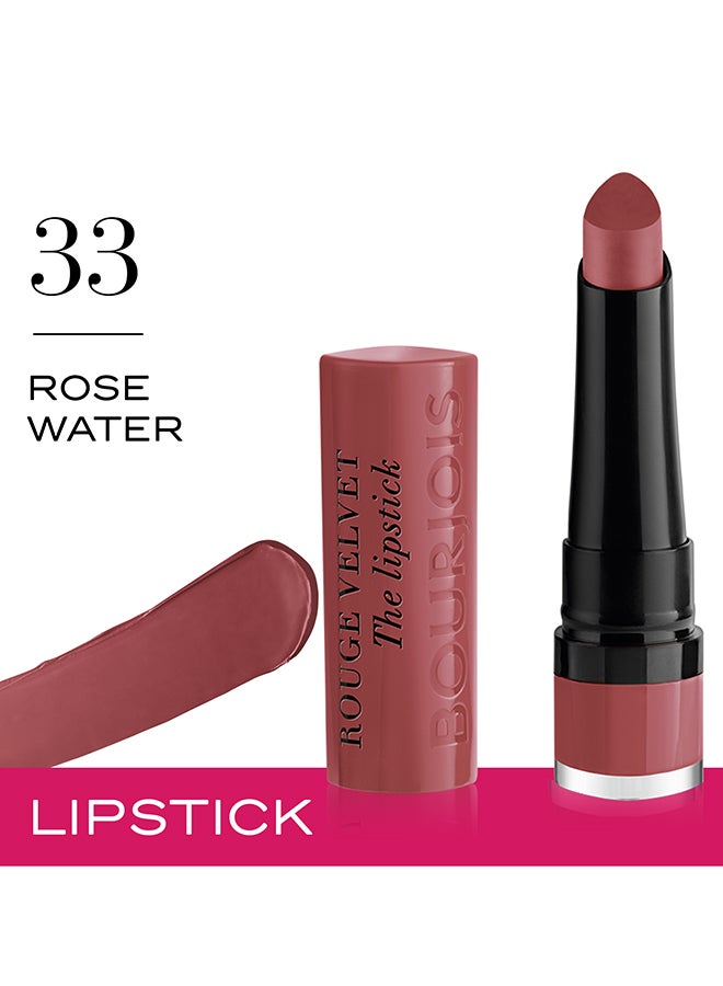 BOURJOIS PARIS - Rouge Velvet The Lipstick 2.4 g 33 Rose Water - Image 1