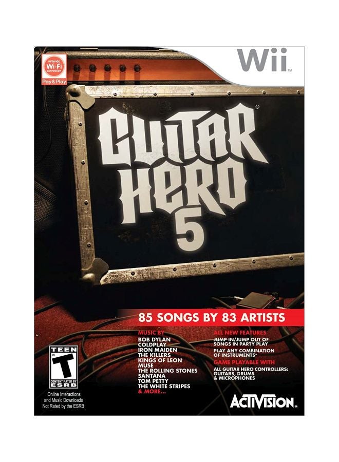 Activision Guitar Hero 5 - Nintendo WII - Music & Dancing - Nintendo Wii  - Image 1