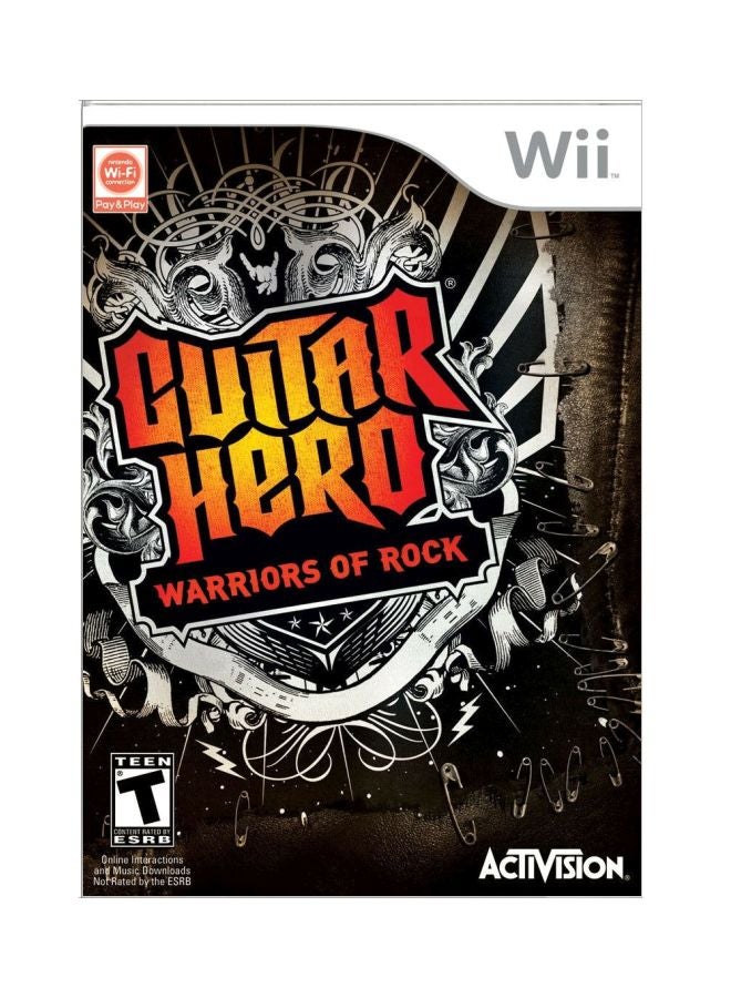 Activision Guitar Hero: Warriors Of Rock (Intl Version) - Music & Dancing - Nintendo Wii  - Image 1