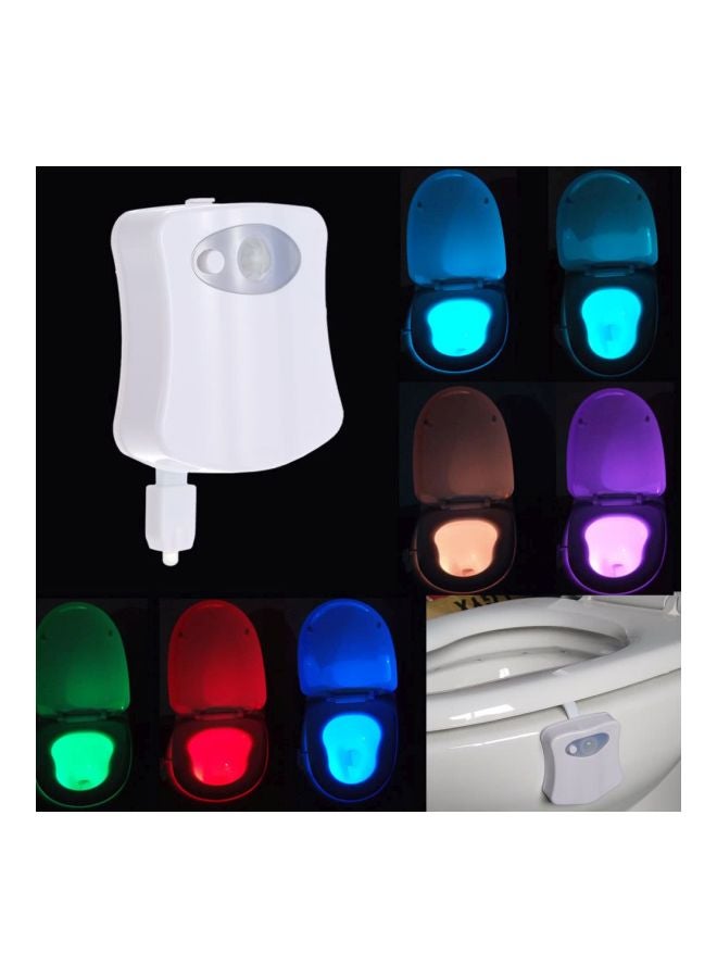 8-Colour LED Toilet Nightlight Red/Green/Blue 9.5cm - Image 2