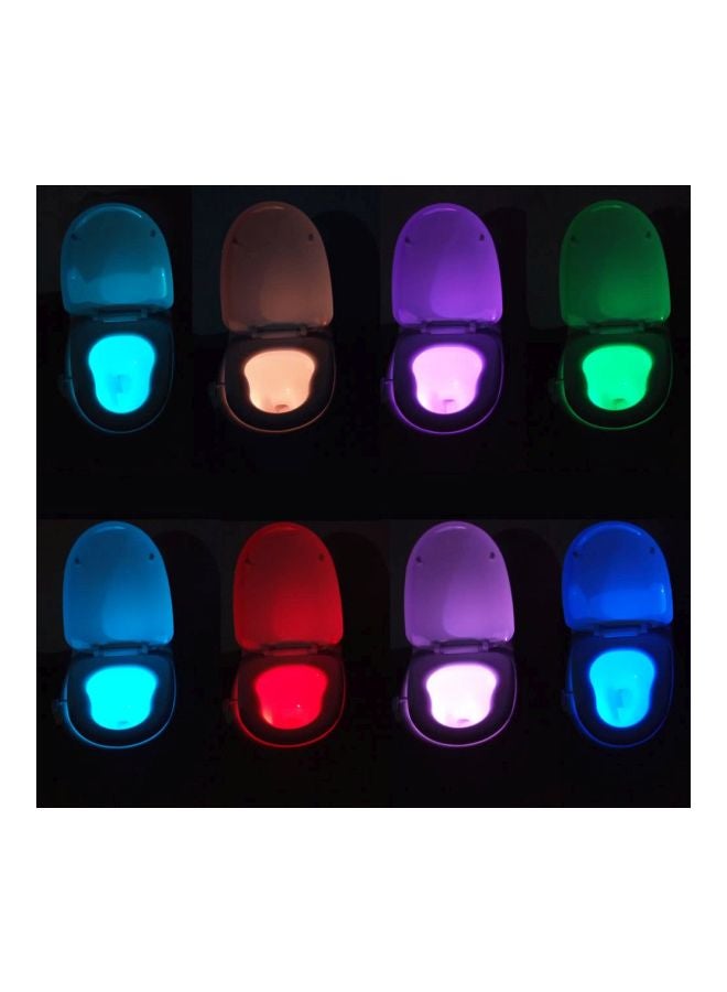 8-Colour LED Toilet Nightlight Red/Green/Blue 9.5cm - Image 3