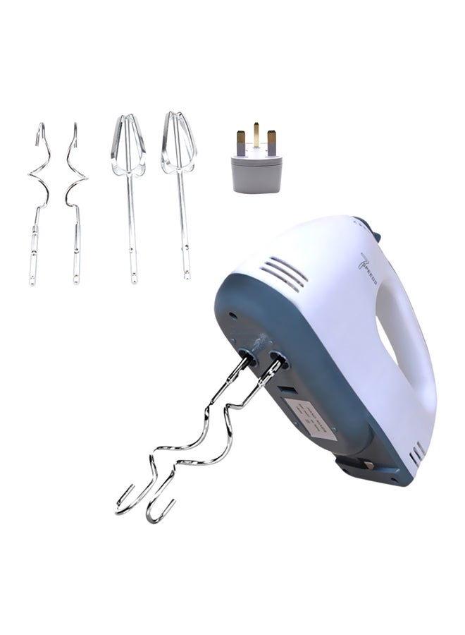 خلاط يدوي بقوة 100 وات 100 W H32661UK-WSQ أبيض/أزرق/فضي - Image 1
