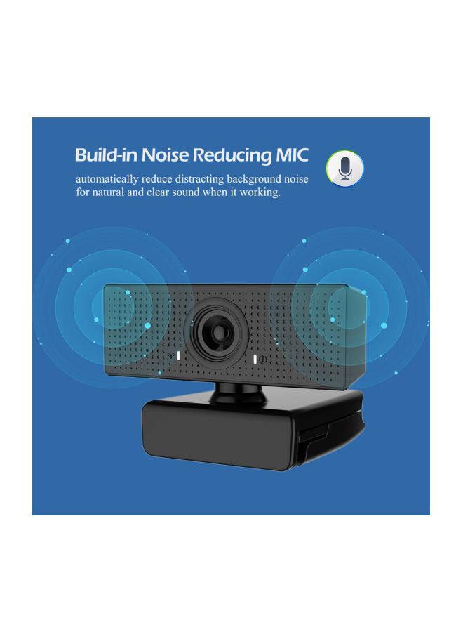 Monitor Web Camera With Microphone Black - Image 2