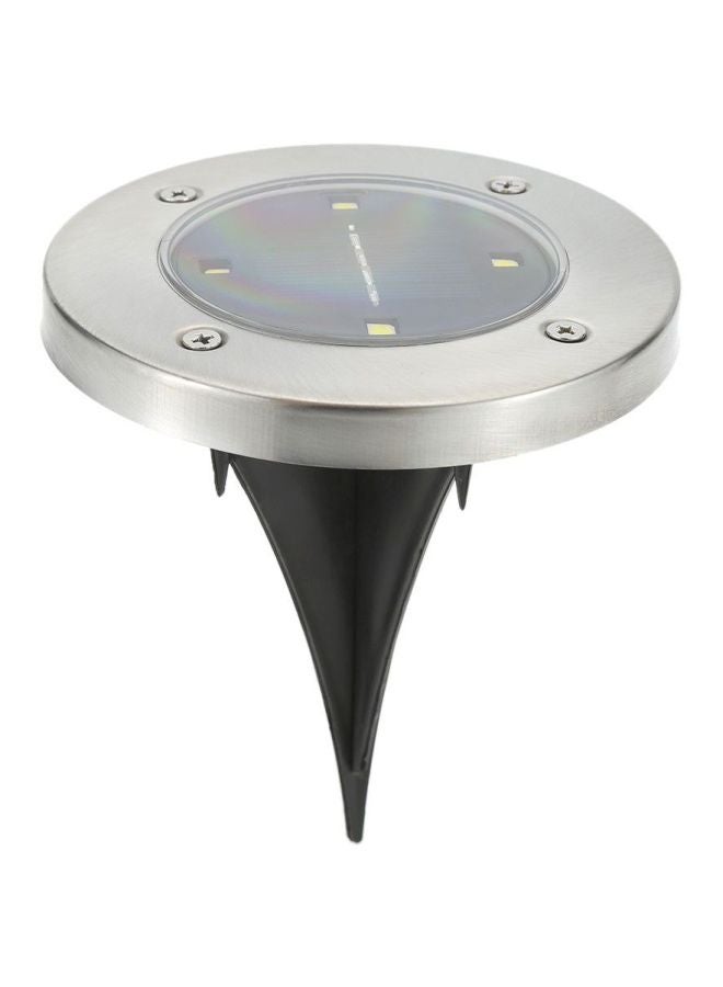 Tomshine Pack Of 4 Solar Powered Ground Outdoor Lamp Black/Silver  - Image 2