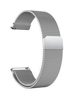 Milanese Stainless Steel Watch Band 22mm For Amazfit GTR Silver