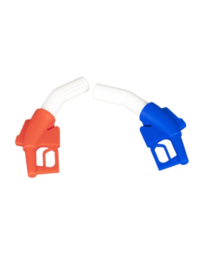 Generic - 2-Piece Pistol Shape Tea Infuser Set Orange/Blue/White 15cm - Image 1