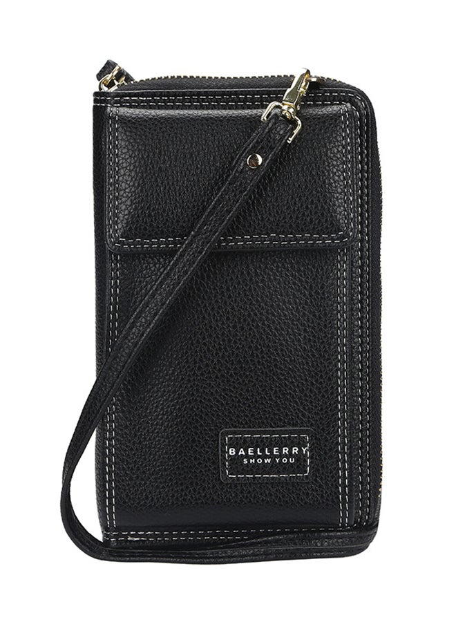 بايلليري محفظة للموبايل من الجلد أسود - Image 1