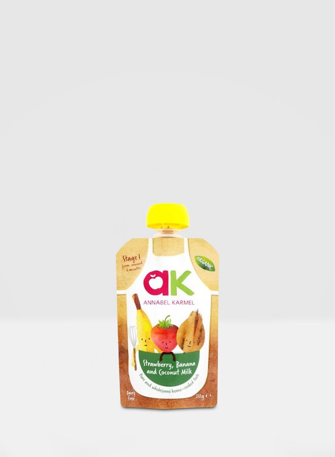 Annabel karmel - Organic Starawberry With Banana And Coconut Milk 100grams - Image 1