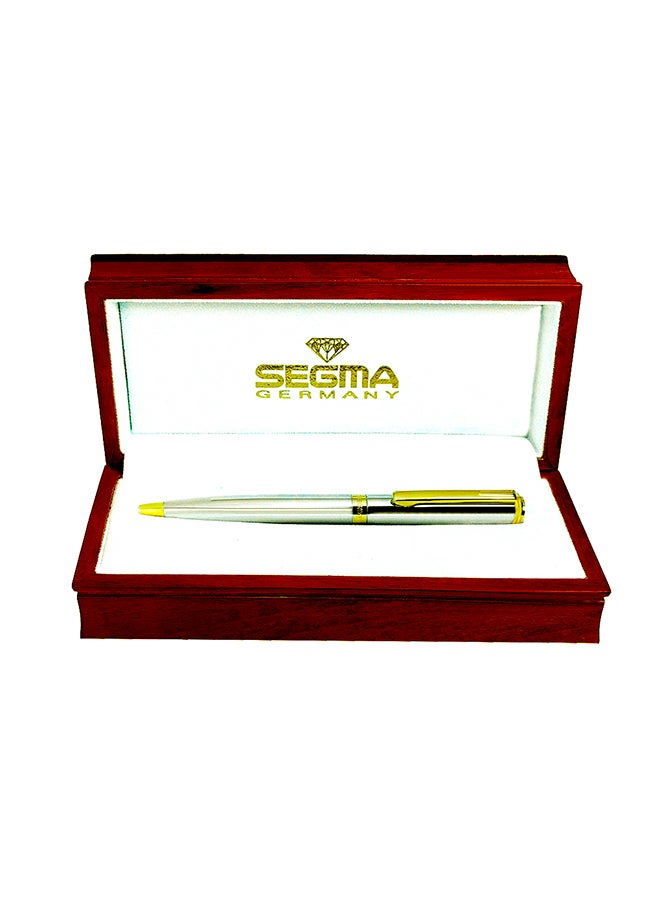 Segma - Fine Grip Ball Point Pen Silver / Gold - Image 1