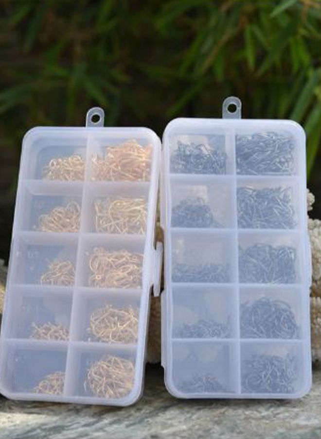 LIXADA - 600-Piece Fishing Jig Hooks Set With Case - Image 1