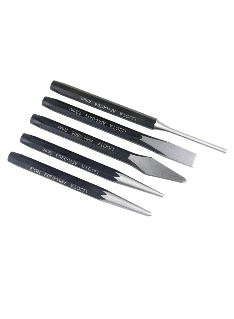 LICOTA 5-Piece Shock Cutting Tool Set Black/Silver  - Image 1