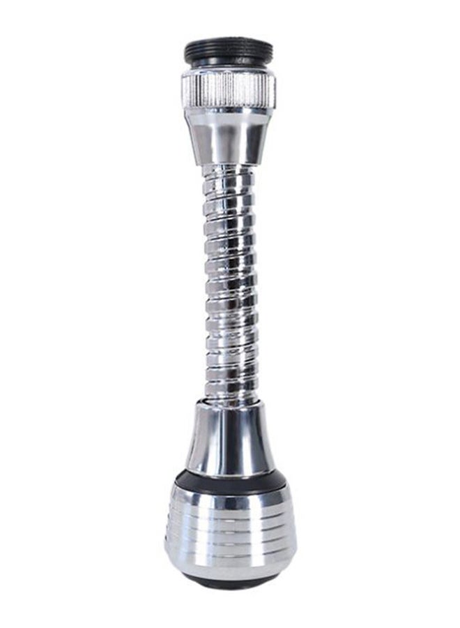 Instant Hands Free Faucet Swivel Spray Sink Hose Silver/Black 140 x 23.5mm - Image 1