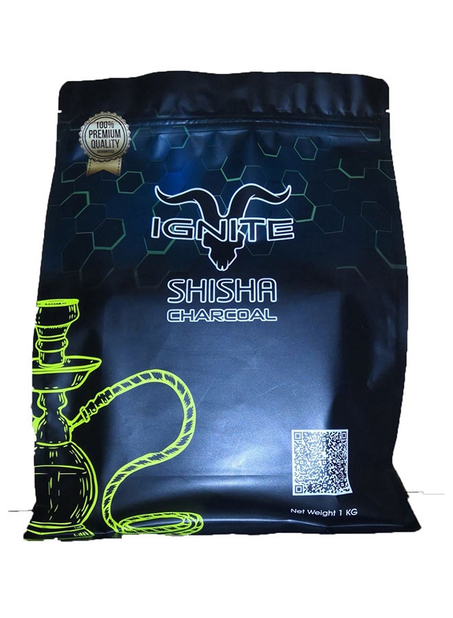 ignite - Shisha Charcoal Black 1kg - Image 1