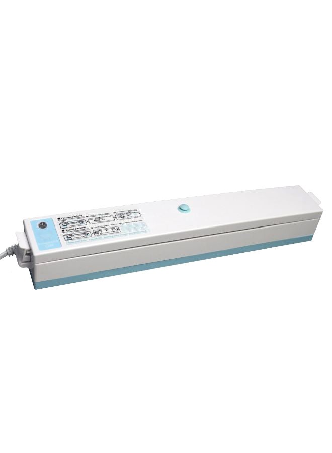 Automatic Household Food Vacuum Sealer Machine With Bag H21655BL-UK White/Green - Image 2