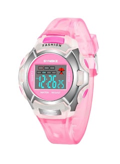 girls Plastic Quartz Digital Wrist Watch With Calendar Display YPZ4113