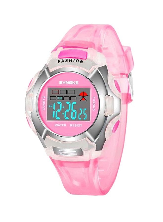 Beauenty - girls Plastic Quartz Digital Wrist Watch With Calendar Display YPZ4113 - Image 1