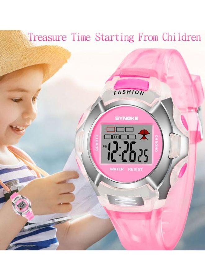 Beauenty - girls Plastic Quartz Digital Wrist Watch With Calendar Display YPZ4113 - Image 1