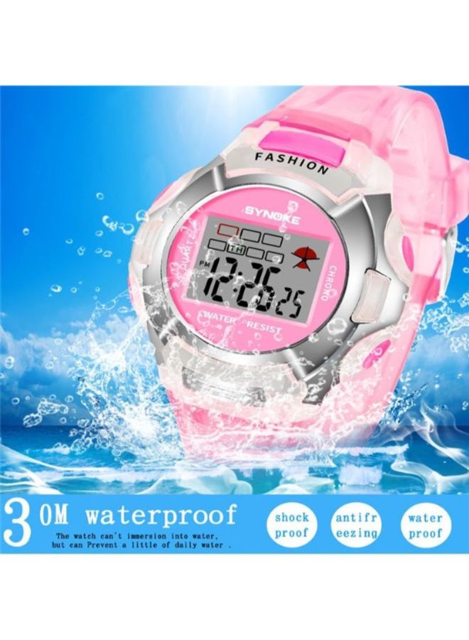 Beauenty - girls Plastic Quartz Digital Wrist Watch With Calendar Display YPZ4113 - Image 1