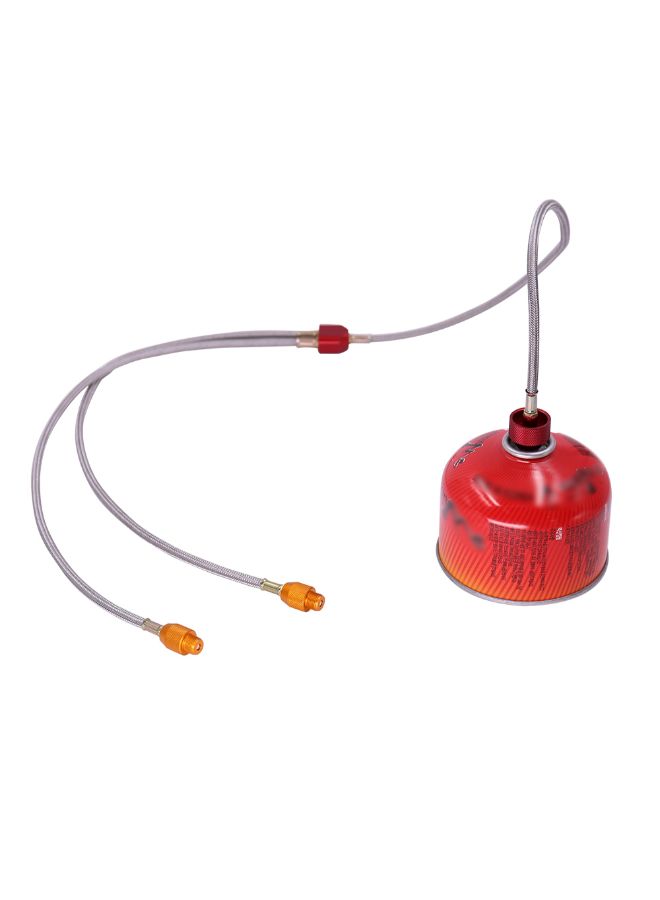 Generic Camping Gas Hose Burner Adapter For Dual Picnic Propane Stove  - Image 3