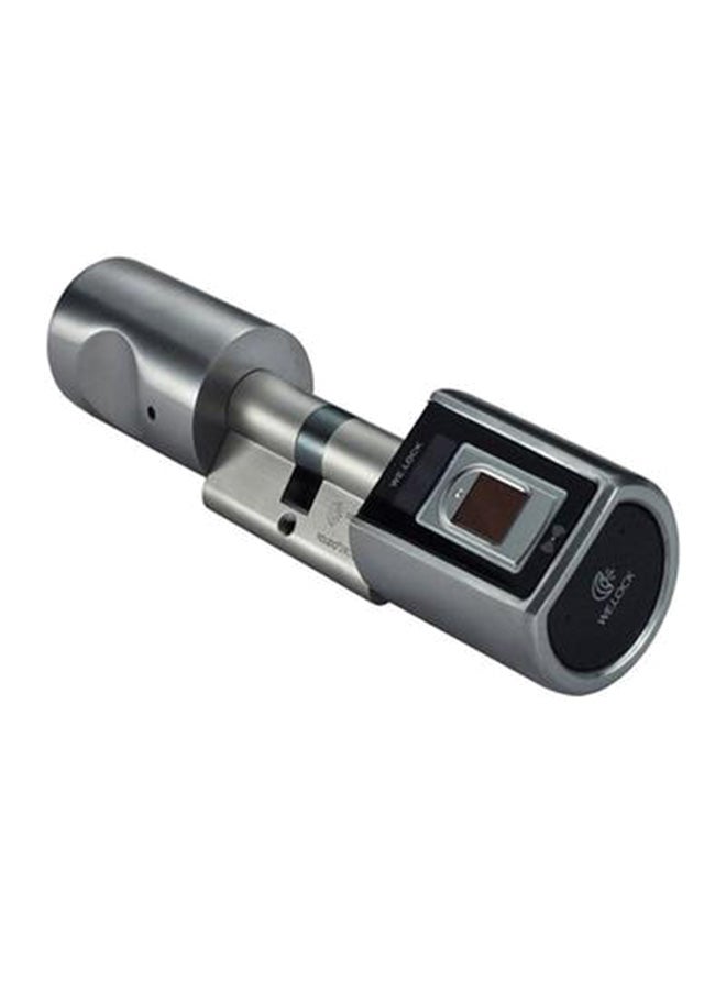 WE-LOCK Fingerprint Smart Door Lock Device Silver 12centimeter