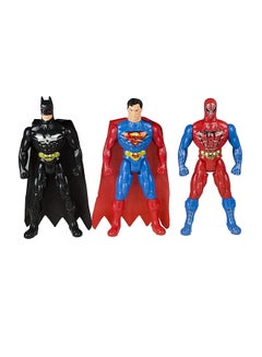 LB 3-Piece Spiderman Superman Batman Action Fiqure Set 22cm  - Image 1