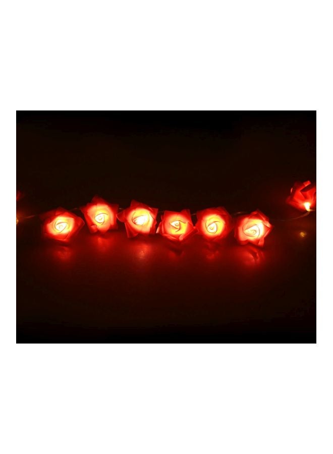ليكسادا شريط إضاءة LED للزينة على شكل زهور أبيض دافئ 2.2متر - Image 4