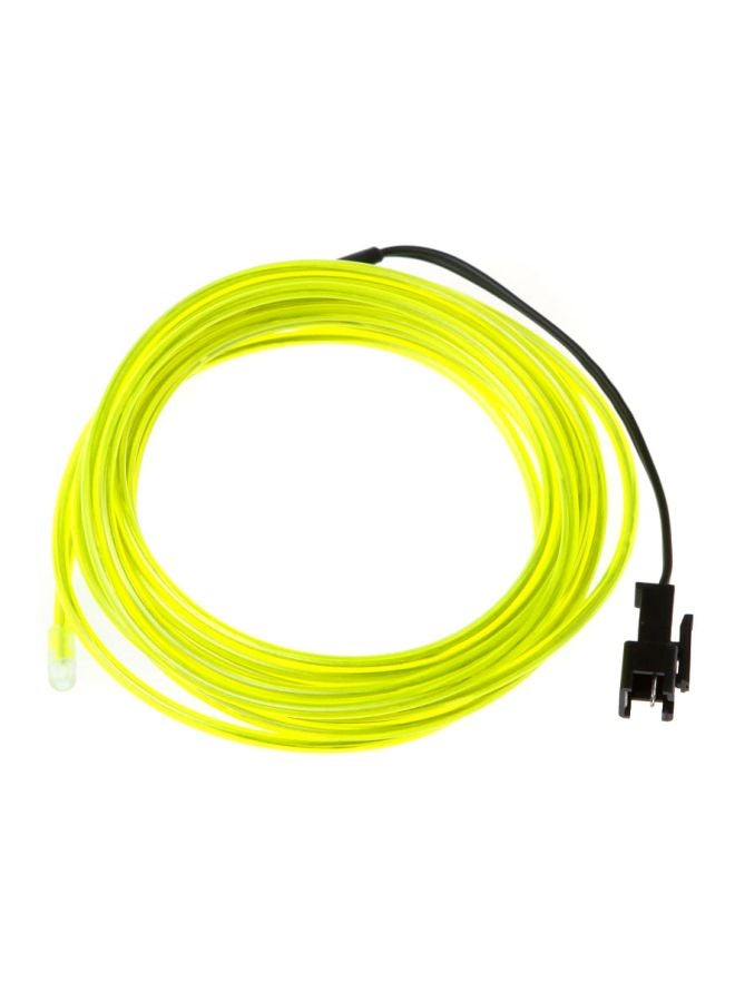 Flexible Neon Light Wire Rope Tube With Controller Lemon 3x0.0023meter - Image 1