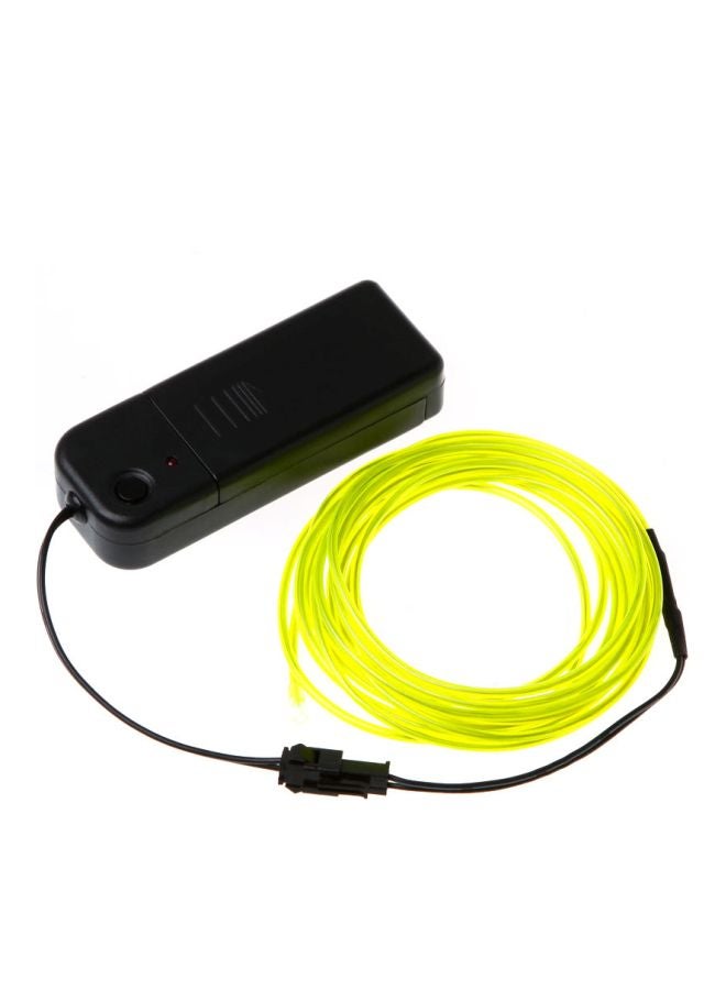 Flexible Neon Light Wire Rope Tube With Controller Lemon 3x0.0023meter - Image 2