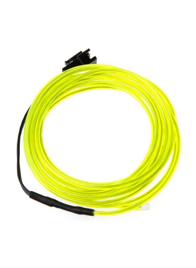 Flexible Neon Light Wire Rope Tube With Controller Lemon 3x0.0023meter - Image 3