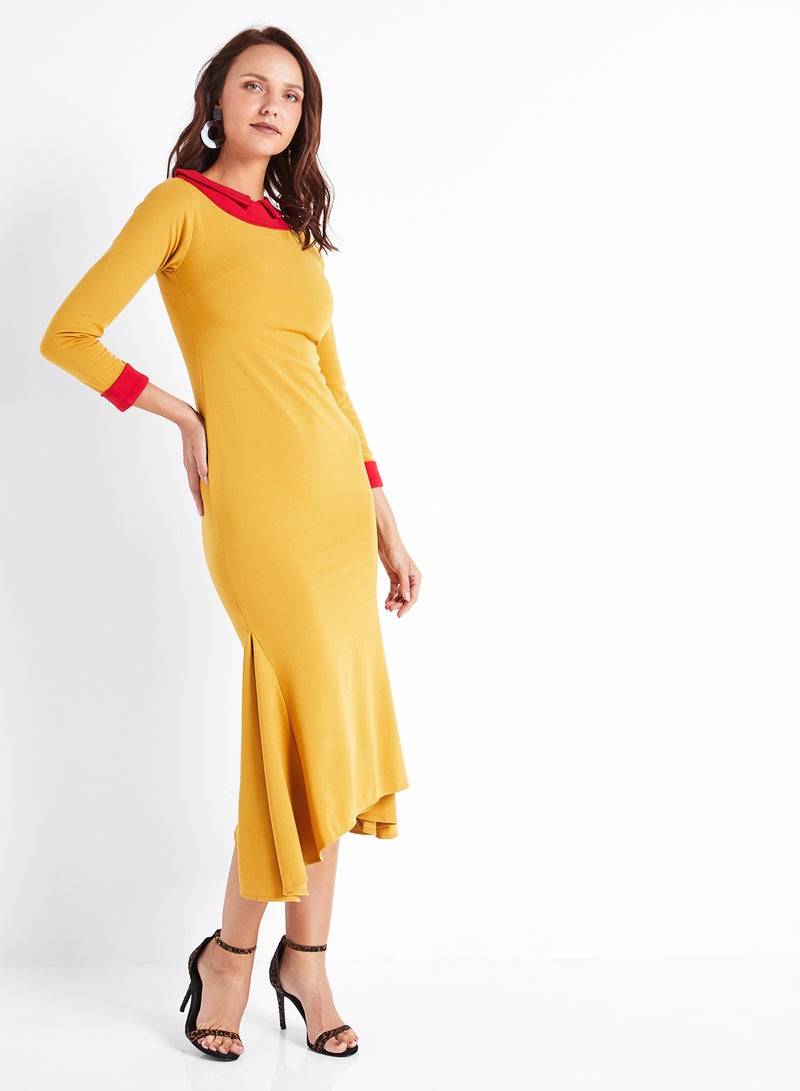 رو أورانج فستان سيلينا أصفر داكن - Image 1