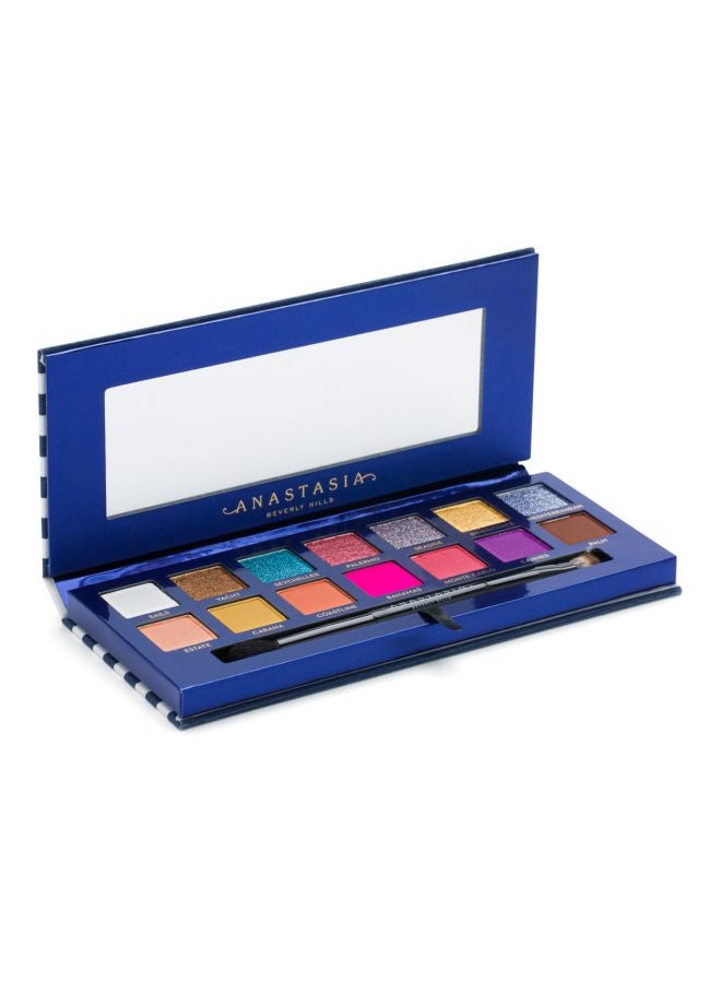 ANASTASIA BEVERLY HILLS - 14-Shades Riviera Eyeshadow Palette With Brush Anastasia - Image 1