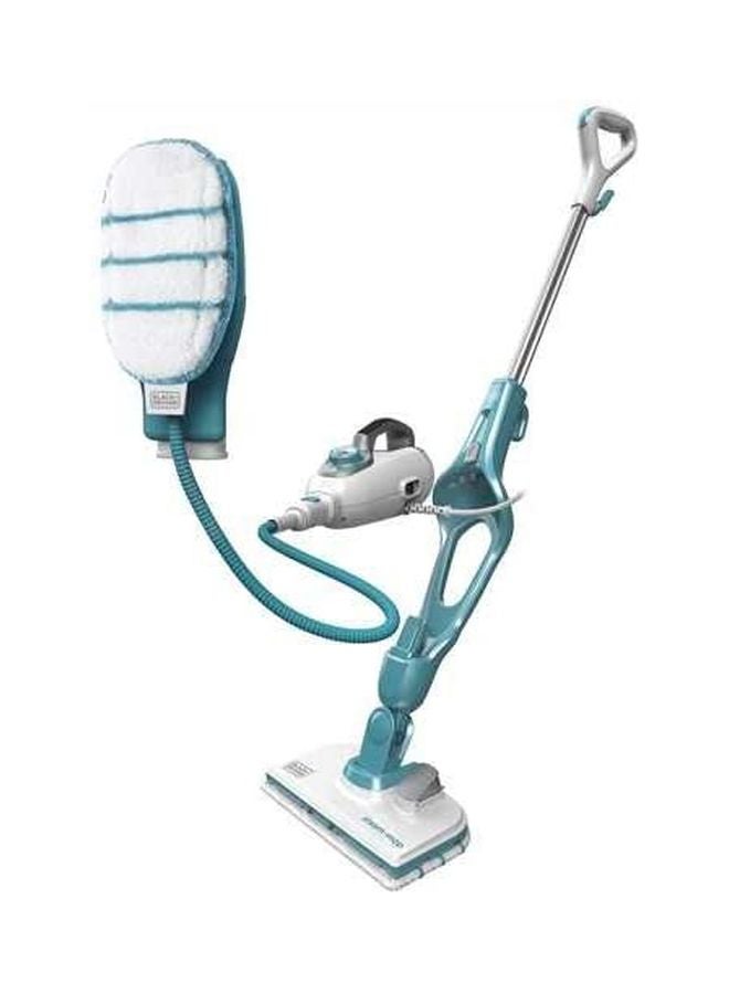 BLACK+DECKER - 15-In-1 Steam Mop With Steamitt- 1300 Watt- 1300 W FSMH13151SM-B5 Silver/Blue/Black - Image 1