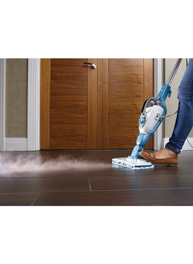 BLACK+DECKER - 15-In-1 Steam Mop With Steamitt- 1300 Watt- 1300 W FSMH13151SM-B5 Silver/Blue/Black - Image 1